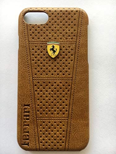 Ferrari Imprint Leather Back Case Cover for iPhone 7
