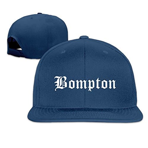 Rapper YG 400 Bompton Solid Snapback Baseball Hat Cap One Size Navy