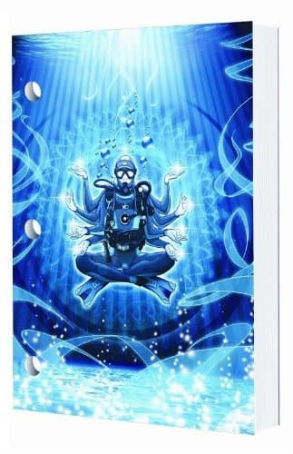 Dive Logz New Deeply Cool Dive Log Featuring Unique, Original Artwork, UV-Coating, and 50 Easy-to-Use Log Pages - Bubble Diver