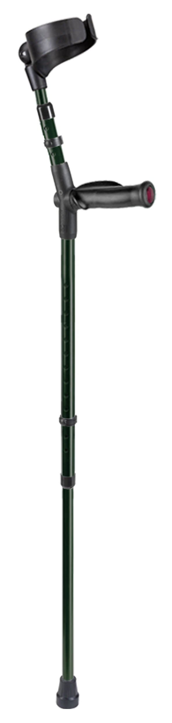 Ossenberg Green Anatomic Soft Grip Closed Cuff Forearm Crutch - Left