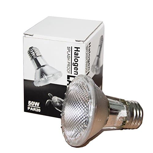 DC ADYOU Turtle Heat Lamp Bulb Splash Proof Halogen Light Bulbs for Aquariums and Chameleon