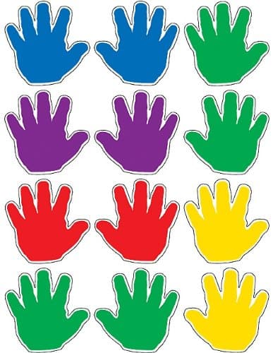 Teacher Created ResourcesHandprints Mini Accents (5137)