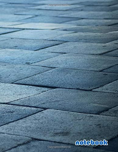 notebook: 8.5x11 cute dot grid journal | otherboard walkway decking texture pattern Paperback – June 16, 2019