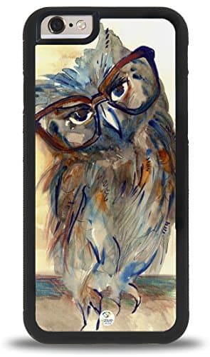 iPhone 7/8 Plus Case iZERCASE [Owl Painting Design] for Apple iPhone 7/8 Plus (Black)