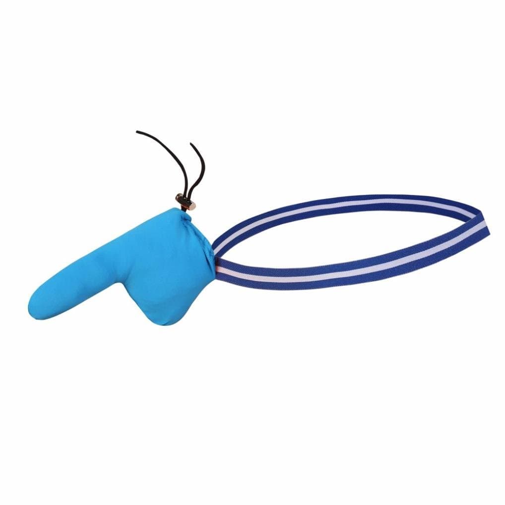 Qisc Men's Bulge Pouch Breathable Mesh G-String Micro Bikini Underwear