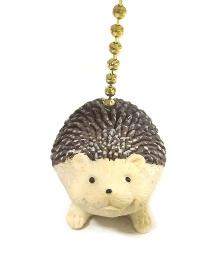 Clementine Designs Hedgehog Decorative Ceiling Fan Light Dimensional Pull
