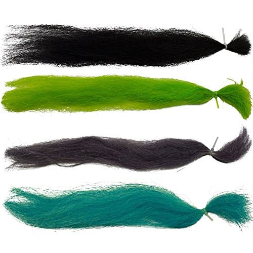UV2 Yak Streamer Hair - black