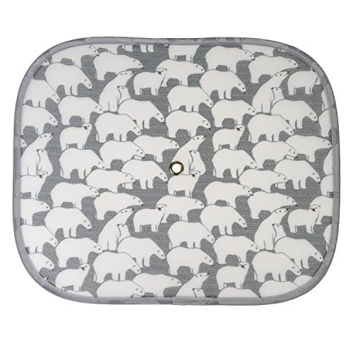 KOOLKARS FUN CARTOON POLAR BEAR PATTERN FOLDABLE CAR SUNSHADES - Goodbye UV Rays! Protect your babies, children and pets from heat and glare