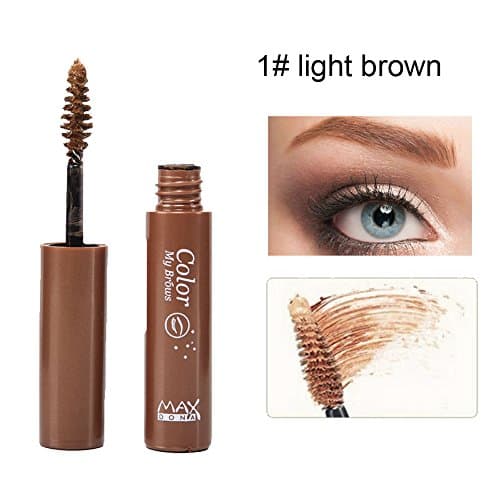 Maxdonas Color My Brows Eyebrow Gel Perfect Eyebrows Eye Make-up Cosmetic Lasting Waterproof Eyebrow Mascara (1# Light Brown)
