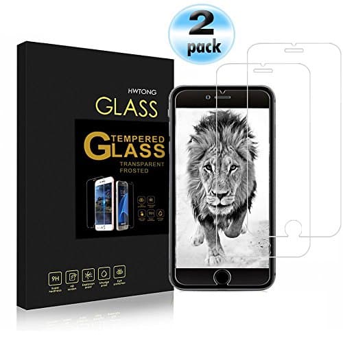 iPhone 6 Plus Screen Protector, HWTONG Screen Protect Tempered Glass, 3D Touch Compatible, No Bubbles, Oil and Scratch Coating, Touch Clear [5.5 inch] [2 Pack]