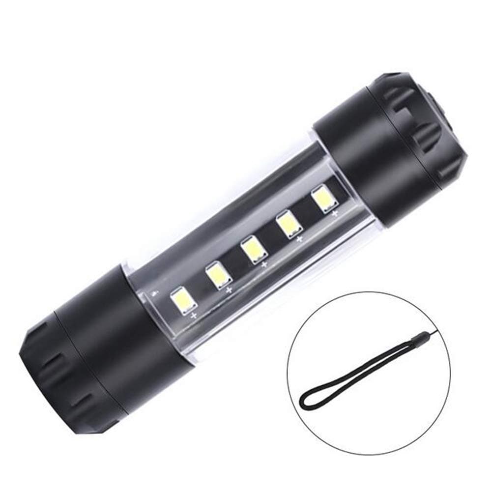 LAIABOR Waterproof LED Portable Mini Light Flashlight COB Flashlight Outdoor Camping Searchlight