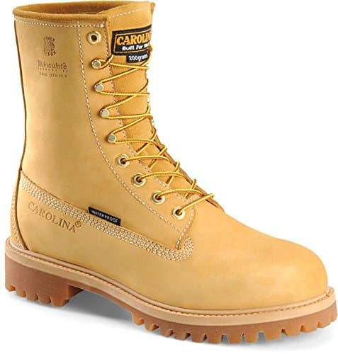 Men's Carolina? 200 Gram Thinsulate? 8" Insulated Basic Boots, Wheat, 11EE