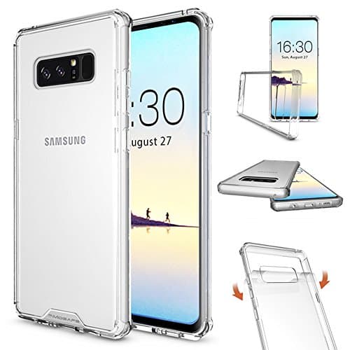 Samsung Galaxy Note 8 Case, Mosafe Soft TPU Clear Transparent Slim Thin Shockproof Bumper Back Cover Protective For Samsung Galaxy Note 8 2017 (Clear)