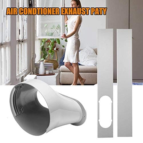 BriskBom Window Adapter - Window Kit Plate/Window Slide Kit Plate for Portable Air Conditioner Exhaust Hose Connector 3pcs