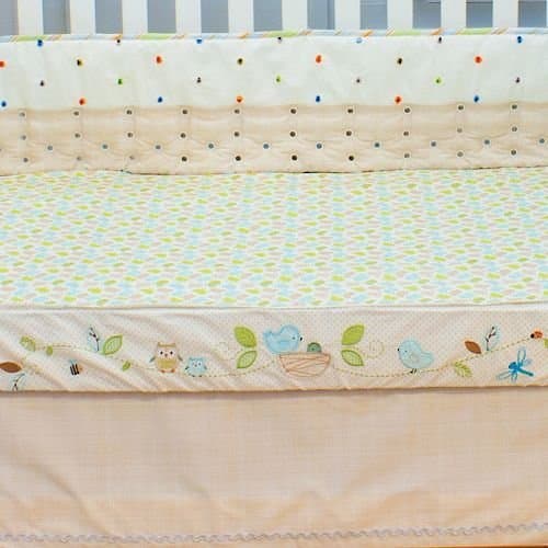 Nurture Imagination Nest Decorator Crib Sheet