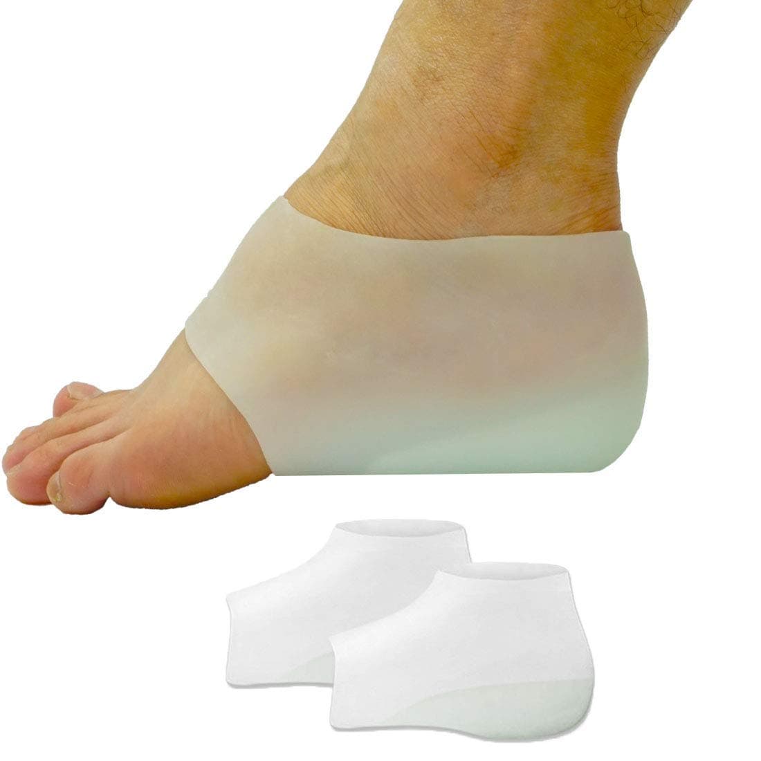 Syellowafter Invisiable Increase Height Heel Sleeves, Elevated, Cushioned Heel Inserts and Arch Support Insoles | Lifted, Supportive Comfort