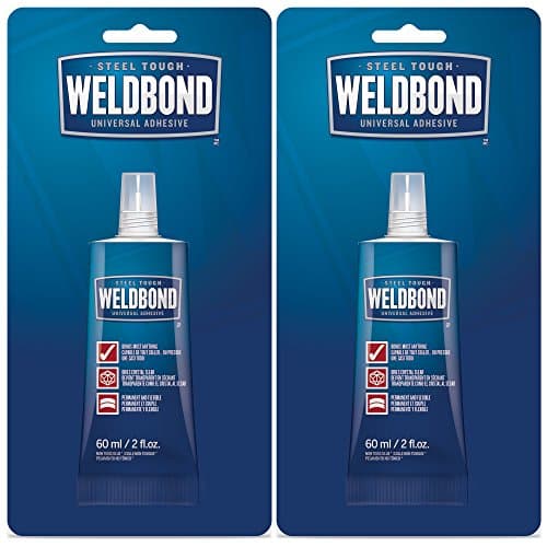 Weldbond Adhesive 2-Ounce Carded Bottle (2-Pack)