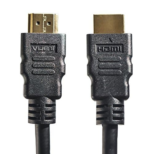 4K HDMI Cable 6.6ft with Ethernet – High Speed 18Gbps for 3D, UHD, HDR, Apple TV, & Laptop HDMI Monitor Cable - 28AWG Braided, Flexible, Short HDMI Cable is Backward Compatible – No Latency / Dropouts