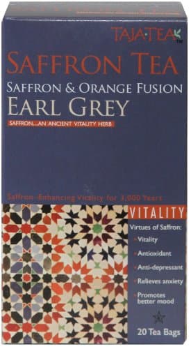 Saffron & Orange Earl Grey Tea, 12 pack