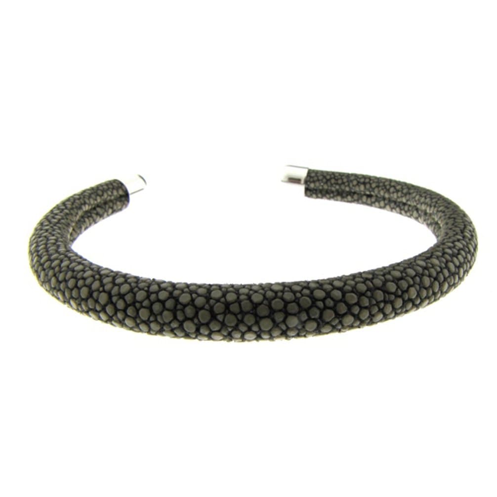 Phil Laender - Gray Stingray Bracelet - Stingray Leather