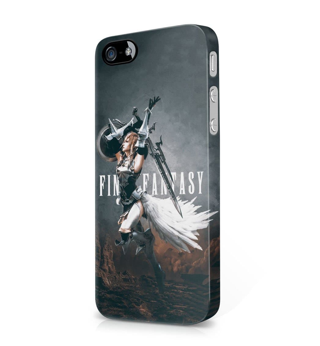 Final Fantasy Lightning Hard Plastic Snap-On Case Cover For iPhone 5 / iPhone 5s / iPhone SE