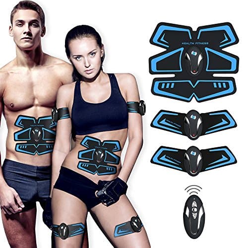 【New Version 2018】ABS Stimulator,Abdominal Muscle Toner,EMS Abs Trainer Fitness Slimming Body Sculptor Butterfly ab Belt Gym Pad Exerciser Belts Fat Burner