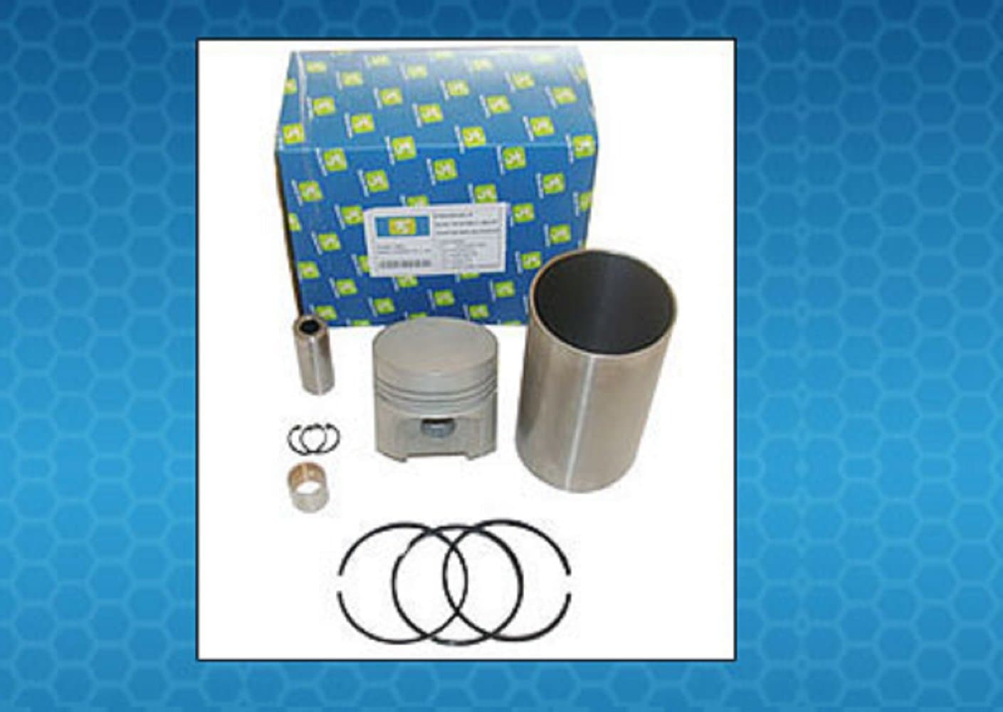 Compatible with Kubota Engine Piston & Liner Kit D750 68 MM Oversize +.50 KBAL4409PIS-051 B5200D, B5200E, B7100, B7100HST-DT, B7100HST-E, B7100HST-II-DT