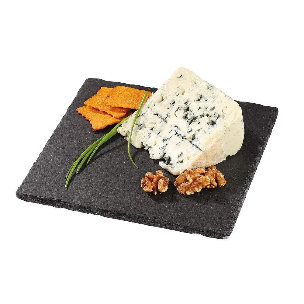Cilio Slate Square Serving and Cheese Board, 8" x 8", Black
