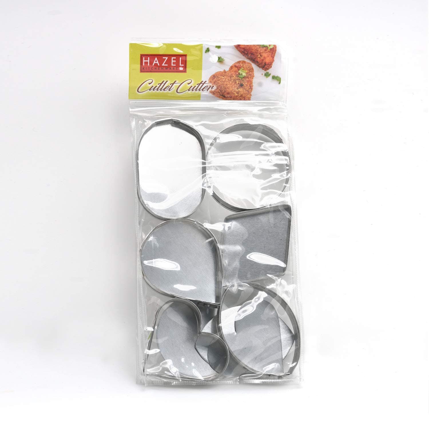 Hazel Aluminium Pattice Assorted Mould Small 6 Pc