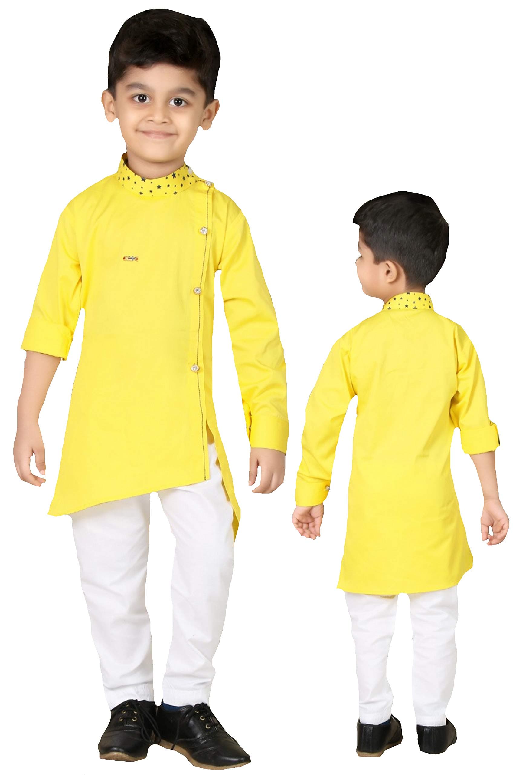 Boy's Cotton Kurta Pyjama Set