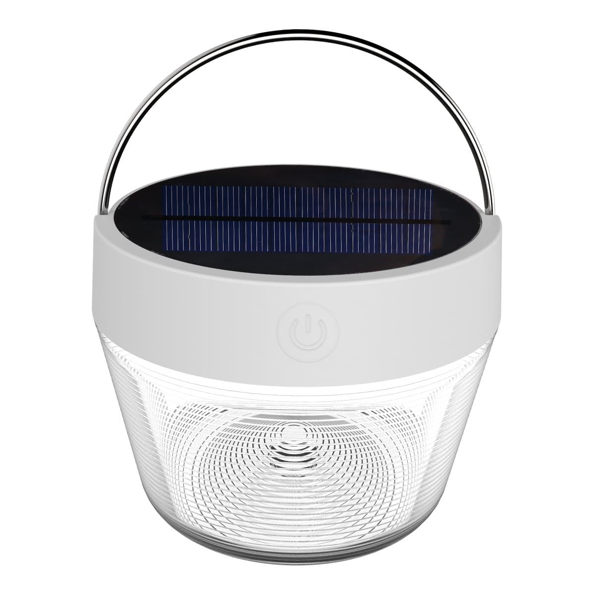 LE Solar Camping Lantern, Rechargeable Camping Light, Super Bright, Dimmable, Portable Camping Pendant Lamp with Holder for Tent, Balcony, Decoration etc.