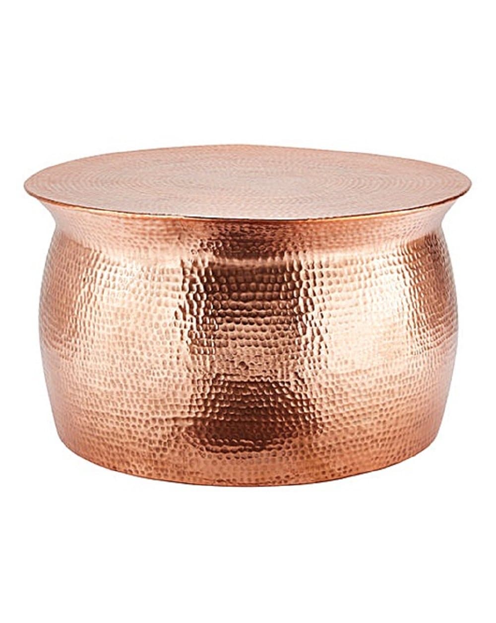 Paylesswithss ARTISAN HAMMERED METAL COFFEE TABLE (Copper)