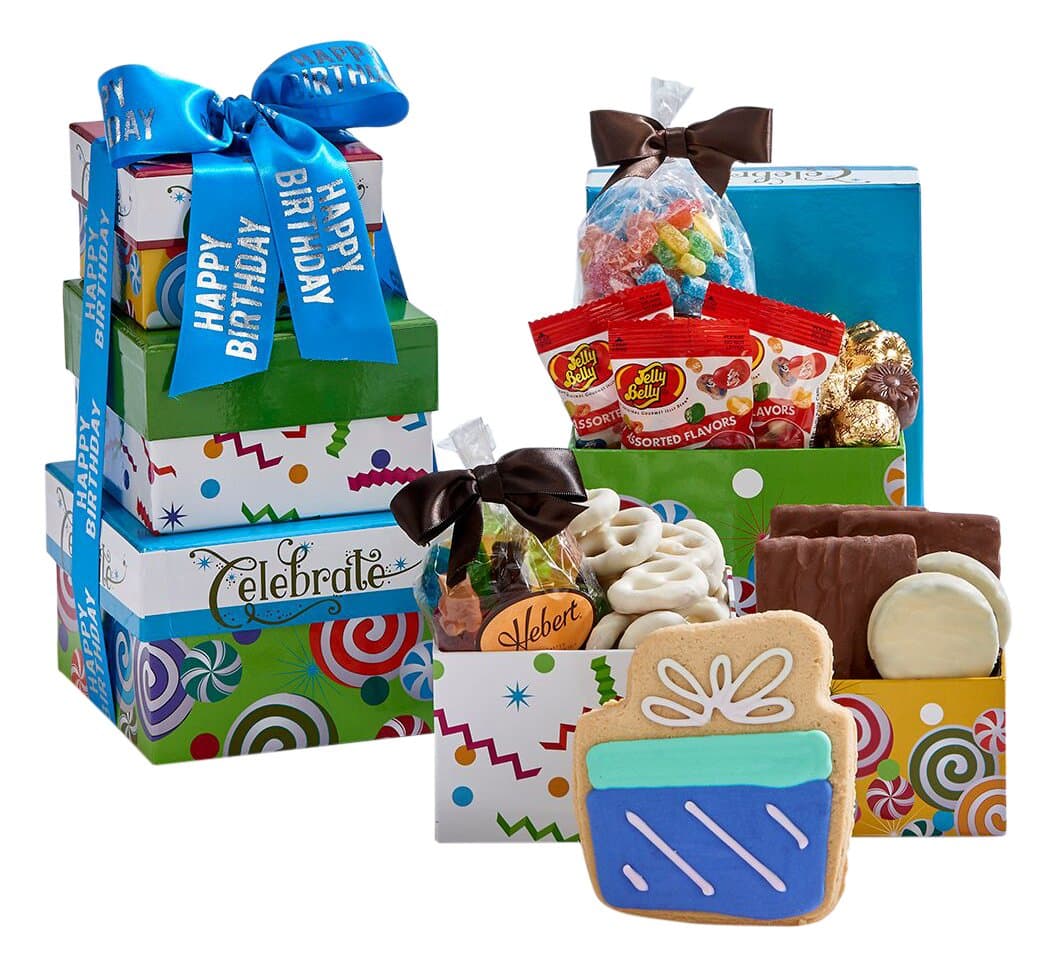Hebert Candies HAPPY BIRTHDAY TOWER