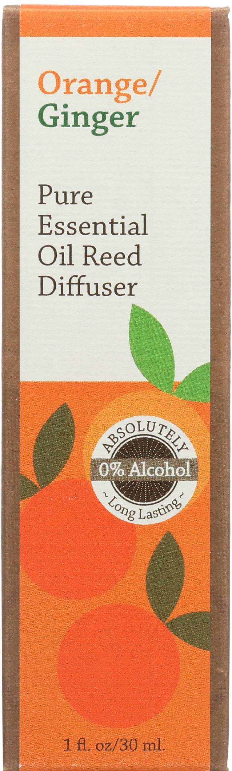 Sunleaf Naturals, Diffuser Reed Mini Orange Ginger, 1 Fl Oz