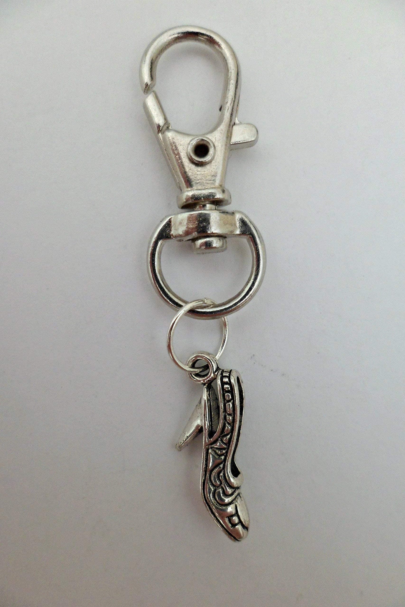 Lobster Clasp Keyring Zip Pull Stiletto
