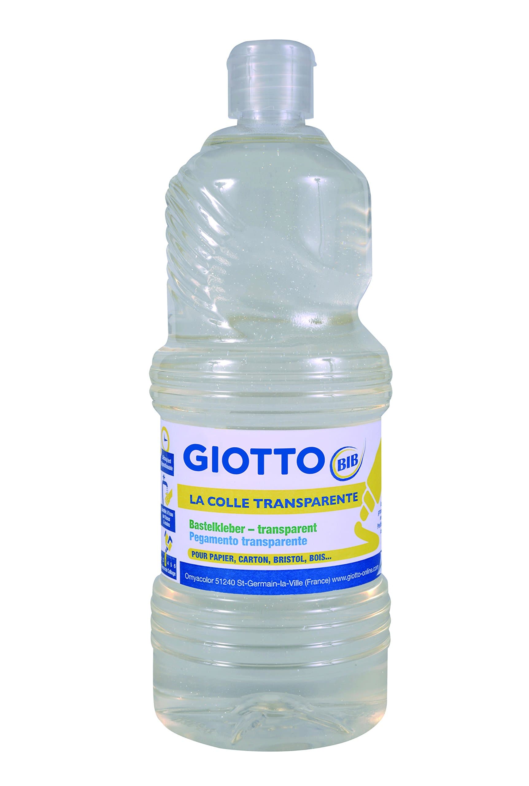 Omya - 1 Kg Transparent Glue Bottle