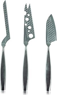 BOSKA 307095 3pc Cheese Knife Set, 18-10 Steel