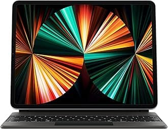 Apple Magic Keyboard: iPad Keyboard and case for iPad Pro 12.9 inch (3rd, 4th, 5th and 6th gen) and iPad Air (M2), Great Typing Experience, Built-in trackpad, Italian - Black