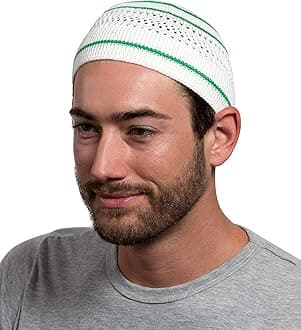 Breathable Cotton Stretchy Skull Cap Kufi Hats for Men in Cool Designs | Helmet Liner | Muslim Ramadan Gifts Eid Gifts