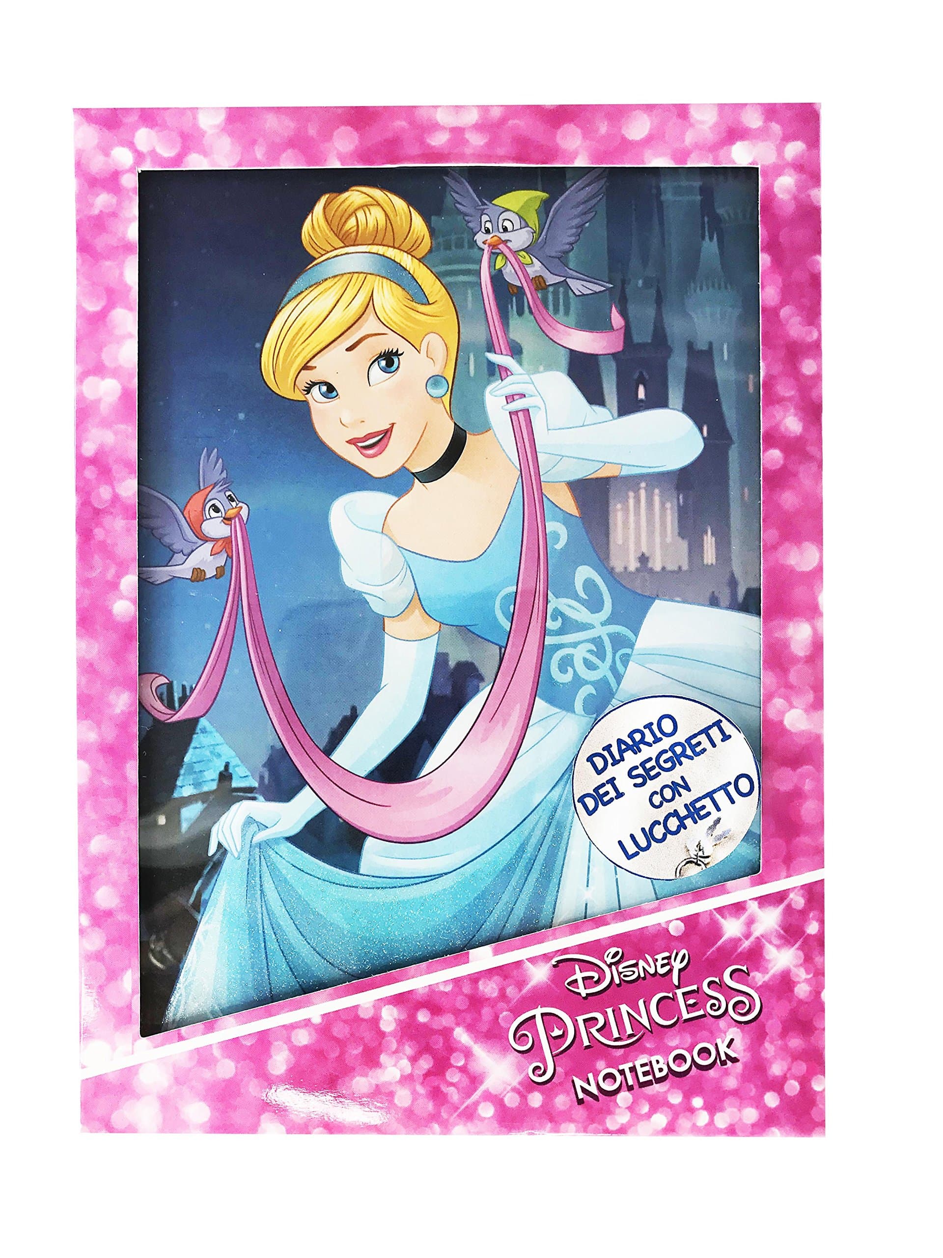 Memory Technology ed97319 Cinderella of Secrets Diary with Padlock – Internal Printed Colour