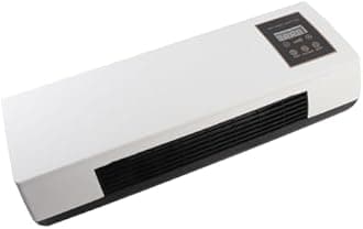 ZJchao Dual Use Wall Mounted Heating Machine, Small Fan Highly Efficient Blows Nature and Hot Air Fan Wide Angles Mobile Mini Hot Fan for Bedroom Living Room Office