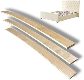 Replacement Bed Slats | 4ft6 Double Bed Sprung Wooden slats | 680mm Length, 53mm Wide - (Pack of 18)