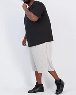 Real Essentials 3 Pack: Mens Big & Tall Tech Stretch Long-Sleeve & Short-Sleeve Dry-Fit T-Shirt