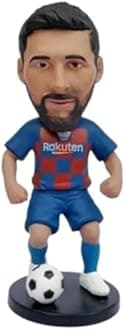 Mayatra's Football Player Figure - Premium Sports Action Figure for Fans, Kids, and Collectors - Detailed Design, Perfect for Display, Gifting (Messi Blue)