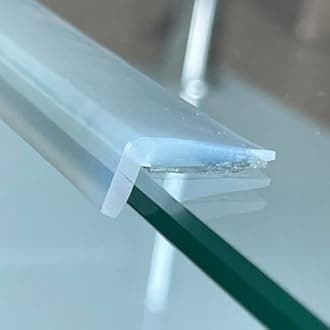 Angloria Edge Protector Silicone, Baby Proofing Corners Clear Guards, Pre-Tape Adhesive Soft for Kids Safety, Child Table Cabinets Furniture Bumper (3ft, 0.2x0.8in(Width))