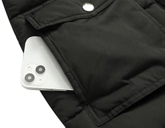 MOERDENG Women's Water Resistant Long Winter Coat Thickened Down Alternative Jacket Warm Puffer Jacket Parka