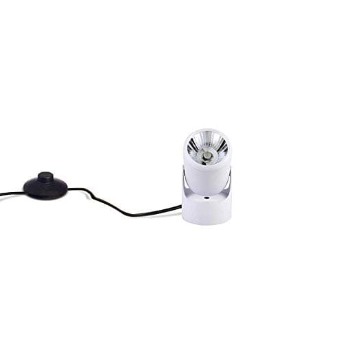5 Wattage LED Accent Uplight with 5.9ft Plug-in Foot Control On Off Switch，Handheld Sized Portable Spot Light,White