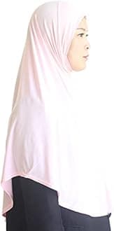 Plain Hijab for Women Muslim Headscarf Islamic Scarf Easy to Wear Prayer Hijabs