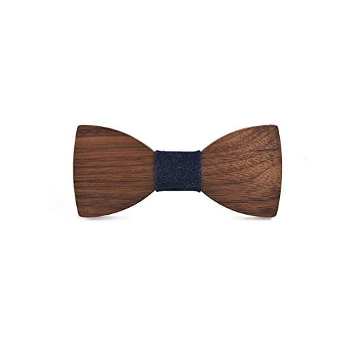 Bowtie Handmade Customized Solid Wood Bow Tie Creative Wedding Wooden BowTie Necktie with Box