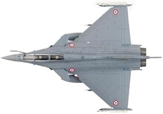 Hobby Master | 1:72 Scale Diecast Military Aircraft | Rafale B 55 Years of The Forces Aériennes Stratégiques 4-FG, Escadron de Chasse 1:4 Gascogne, 2019 (with ASMP-A Nuclear Missile) | Model HA9608